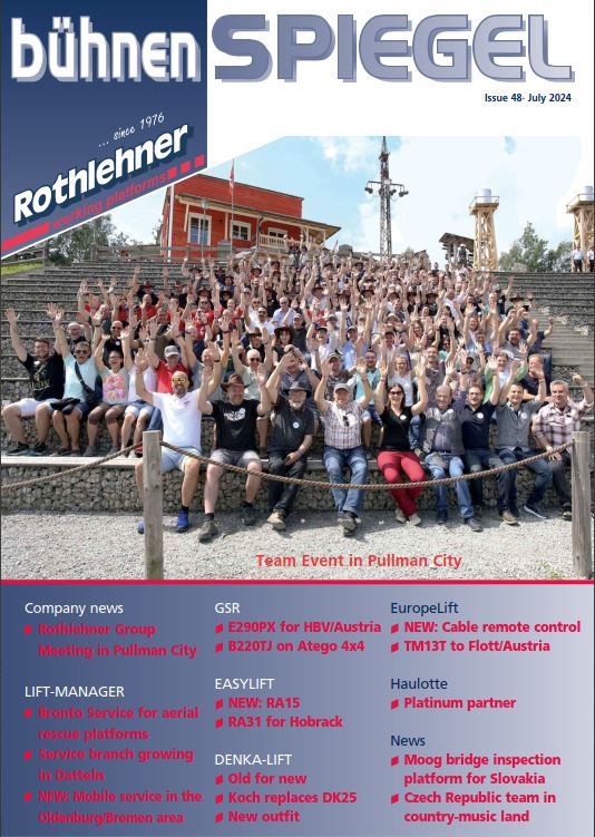 Rothlehner Arbeitsbühnen - Bühnenspiegel Issue 48 has been published